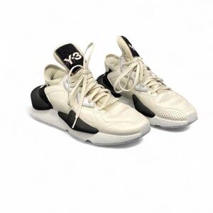 Adidas Black And White T-3 Lace Up Yomji Yamamoto Y-3 KAIWA Sneakers.